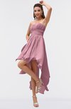 ColsBM Maria Light Coral Romantic A-line Strapless Zip up Ruching Bridesmaid Dresses