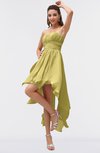ColsBM Maria Misted Yellow Romantic A-line Strapless Zip up Ruching Bridesmaid Dresses