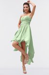 ColsBM Maria Pale Green Romantic A-line Strapless Zip up Ruching Bridesmaid Dresses