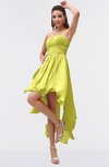 ColsBM Maria Pale Yellow Romantic A-line Strapless Zip up Ruching Bridesmaid Dresses