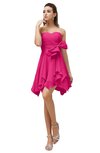 ColsBM Rosalie Fandango Pink Princess A-line Backless Chiffon Short Party Dresses