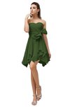 ColsBM Rosalie Garden Green Princess A-line Backless Chiffon Short Party Dresses