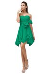 ColsBM Rosalie Sea Green Princess A-line Backless Chiffon Short Party Dresses