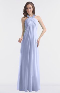 ColsBM Maeve Blue Heron Classic A-line Halter Backless Floor Length Bridesmaid Dresses