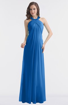 ColsBM Maeve Royal Blue Classic A-line Halter Backless Floor Length Bridesmaid Dresses