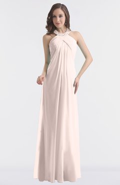 ColsBM Maeve Silver Peony Classic A-line Halter Backless Floor Length Bridesmaid Dresses