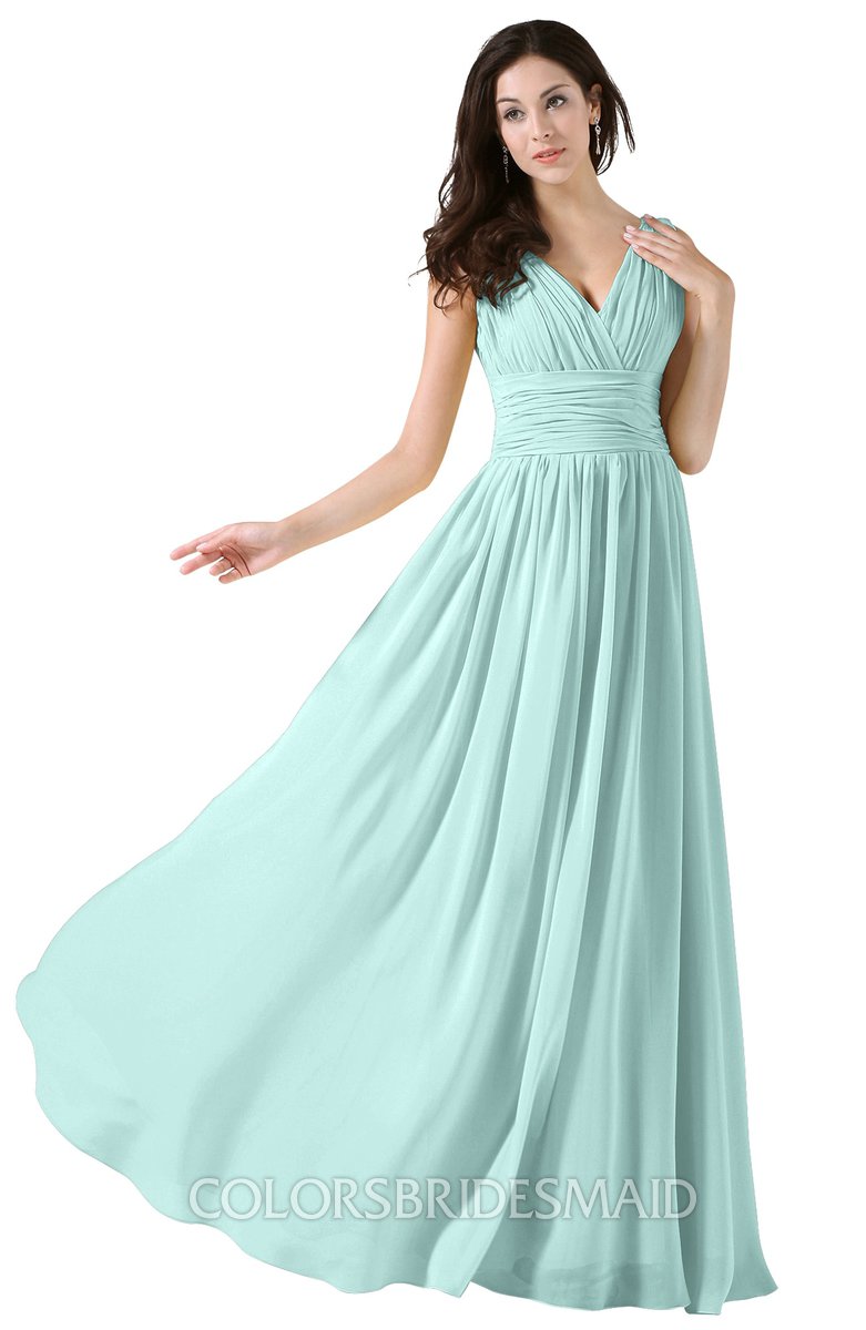 ColsBM Alana Blue Glass Bridesmaid Dresses - ColorsBridesmaid