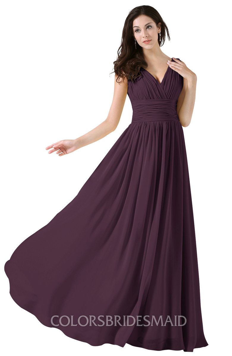 plum bridesmaid dresses