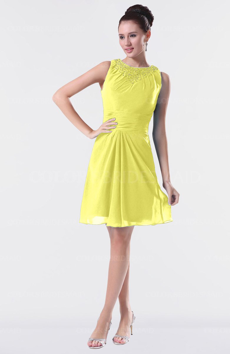 pale yellow homecoming dresses