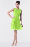ColsBM Fatima Sharp Green Modest Sheath Sleeveless Knee Length Beaded Homecoming Dresses