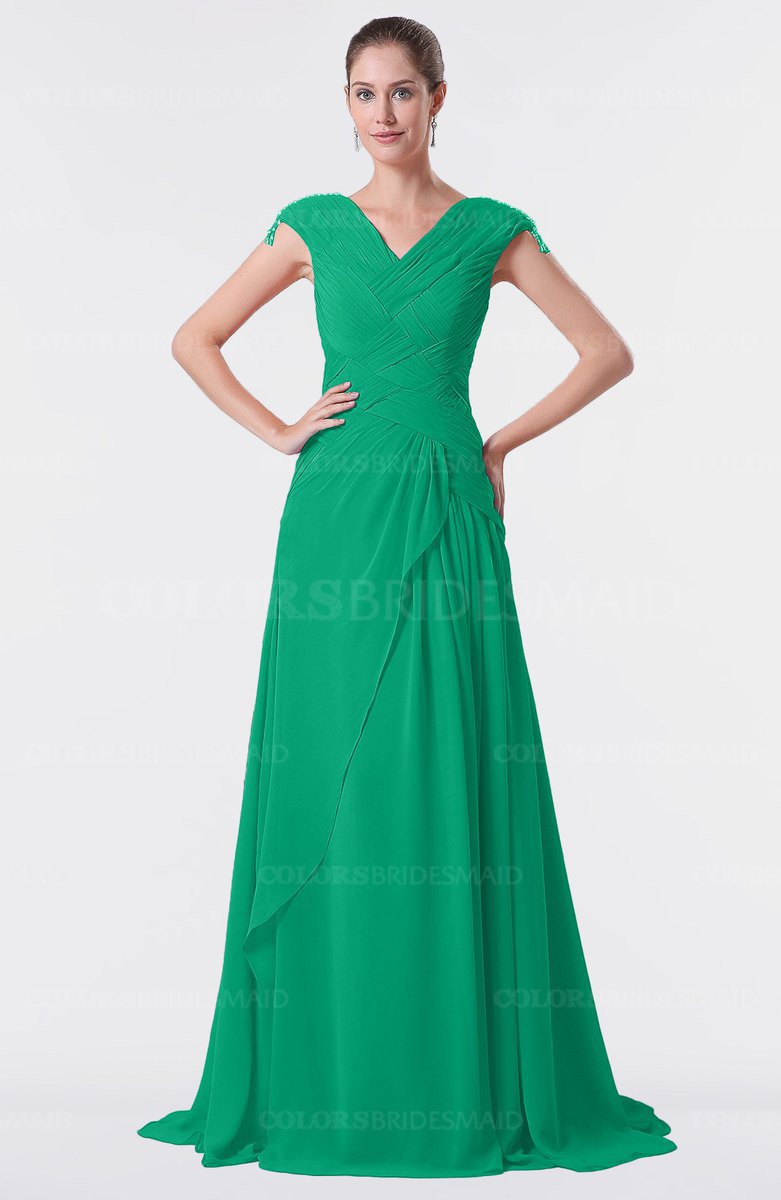 ColsBM Valerie Pepper Green Bridesmaid Dresses - ColorsBridesmaid