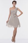 ColsBM Emmy Mushroom Romantic One Shoulder Sleeveless Backless Ruching Bridesmaid Dresses