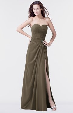 ColsBM Mary Otter Elegant A-line Sweetheart Sleeveless Floor Length Pleated Bridesmaid Dresses