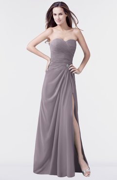 ColsBM Mary Sea Fog Elegant A-line Sweetheart Sleeveless Floor Length Pleated Bridesmaid Dresses
