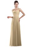 ColsBM Alena Apricot Gelato Simple A-line Sleeveless Chiffon Floor Length Pleated Evening Dresses