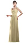 ColsBM Alena Cornhusk Simple A-line Sleeveless Chiffon Floor Length Pleated Evening Dresses