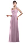 ColsBM Alena Fairy Tale Simple A-line Sleeveless Chiffon Floor Length Pleated Evening Dresses