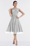 ColsBM Alissa Nimbus Cloud Cute A-line Sleeveless Knee Length Ruching Bridesmaid Dresses