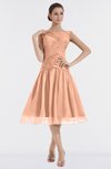 ColsBM Alissa Peach Nectar Cute A-line Sleeveless Knee Length Ruching Bridesmaid Dresses