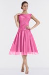 ColsBM Alissa Rose Pink Cute A-line Sleeveless Knee Length Ruching Bridesmaid Dresses