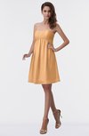 ColsBM Aviana Apricot Elegant A-line Sleeveless Chiffon Pleated Party Dresses