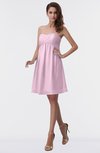 ColsBM Aviana Baby Pink Elegant A-line Sleeveless Chiffon Pleated Party Dresses