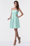 ColsBM Aviana Blue Glass Elegant A-line Sleeveless Chiffon Pleated Party Dresses