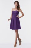 ColsBM Aviana Dark Purple Elegant A-line Sleeveless Chiffon Pleated Party Dresses