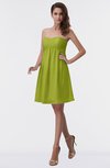 ColsBM Aviana Green Oasis Elegant A-line Sleeveless Chiffon Pleated Party Dresses