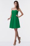 ColsBM Aviana Green Elegant A-line Sleeveless Chiffon Pleated Party Dresses