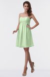 ColsBM Aviana Pale Green Elegant A-line Sleeveless Chiffon Pleated Party Dresses