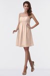 ColsBM Aviana Peach Puree Elegant A-line Sleeveless Chiffon Pleated Party Dresses