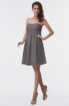 ColsBM Aviana Ridge Grey Elegant A-line Sleeveless Chiffon Pleated Party Dresses