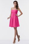 ColsBM Aviana Rose Pink Elegant A-line Sleeveless Chiffon Pleated Party Dresses