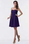 ColsBM Aviana Royal Purple Elegant A-line Sleeveless Chiffon Pleated Party Dresses