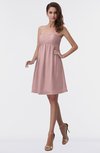 ColsBM Aviana Silver Pink Elegant A-line Sleeveless Chiffon Pleated Party Dresses