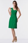 ColsBM Harmony Green Cute Sheath One Shoulder Sleeveless Knee Length Little Black Dresses