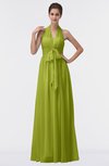 ColsBM Allie Green Oasis Modest A-line Backless Floor Length Pleated Bridesmaid Dresses