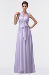 ColsBM Allie Pastel Lilac Modest A-line Backless Floor Length Pleated Bridesmaid Dresses