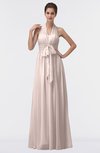 ColsBM Allie Silver Peony Modest A-line Backless Floor Length Pleated Bridesmaid Dresses