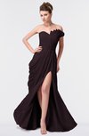 ColsBM Gwen Italian Plum Elegant A-line Strapless Sleeveless Backless Floor Length Plus Size Bridesmaid Dresses