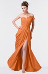 ColsBM Gwen Mango Elegant A-line Strapless Sleeveless Backless Floor Length Plus Size Bridesmaid Dresses