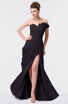 ColsBM Gwen Perfect Plum Elegant A-line Strapless Sleeveless Backless Floor Length Plus Size Bridesmaid Dresses