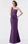 ColsBM Aria Imperial Purple Classic Trumpet Sleeveless Backless Floor Length Bridesmaid Dresses