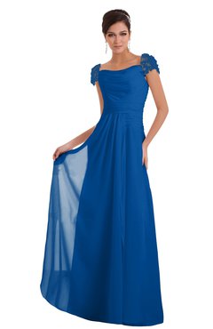 ColsBM Carlee Elegant A-line Wide Square Short Sleeve Appliques Bridesmaid Dresses