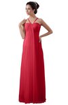 ColsBM Erin Guava Informal A-line Spaghetti Sleeveless Floor Length Ruching Plus Size Bridesmaid Dresses