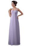 ColsBM Erin Pastel Lilac Informal A-line Spaghetti Sleeveless Floor Length Ruching Plus Size Bridesmaid Dresses