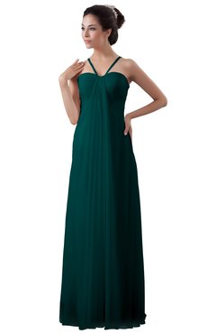 ColsBM Erin Shaded Spruce Informal A-line Spaghetti Sleeveless Floor Length Ruching Plus Size Bridesmaid Dresses