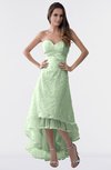 ColsBM Isabel Seacrest Simple A-line Zipper Tea Length Paillette Plus Size Bridesmaid Dresses