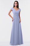 ColsBM Madelyn Lavender Informal A-line Portrait Zipper Floor Length Ruching Plus Size Bridesmaid Dresses